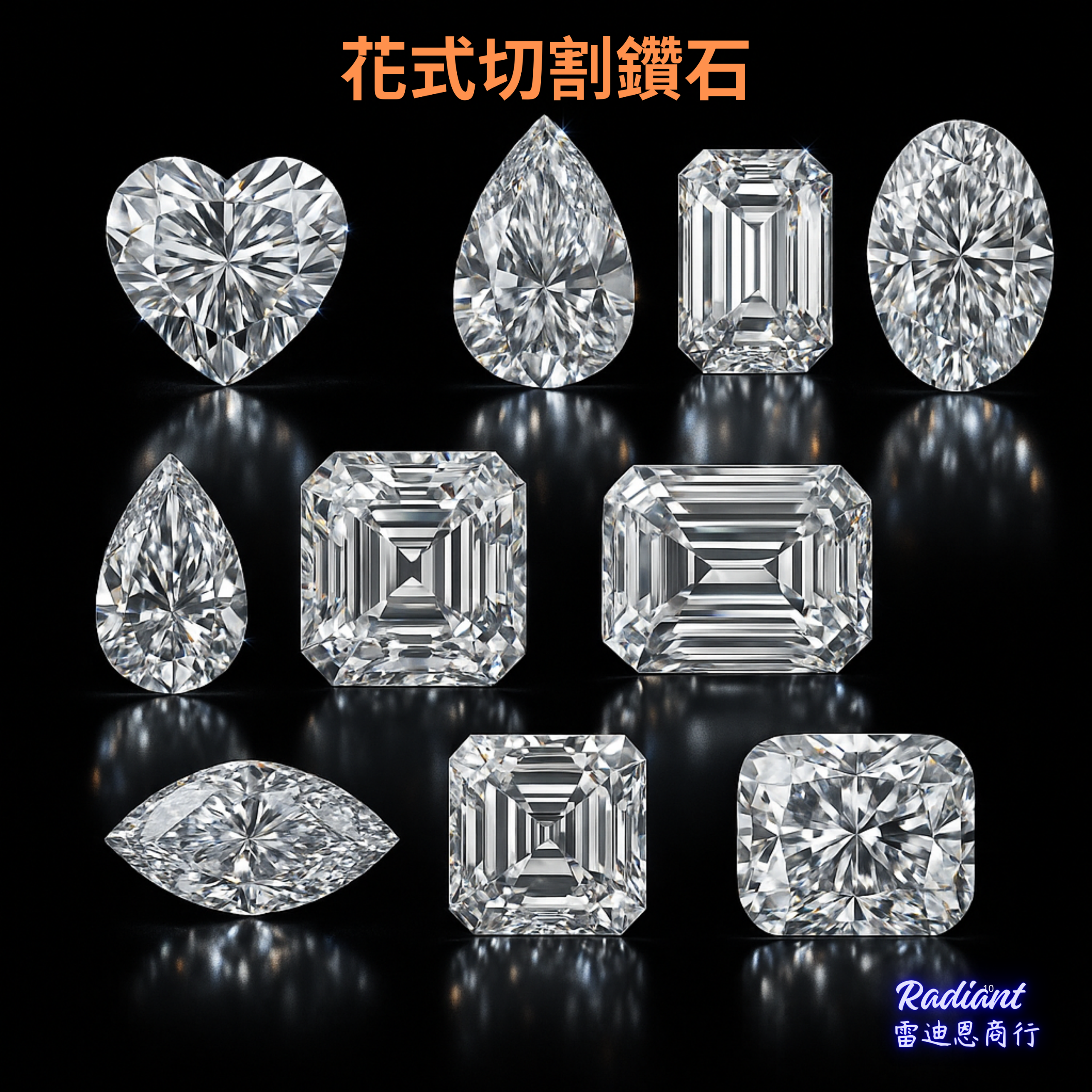 花式切割鑽石